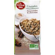 Céréales croustillantes amaranthe & éclats de chocolat