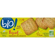Biscuits à l’épeautre et aux graines de sésame