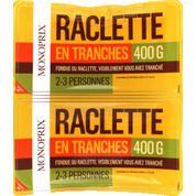 Raclette en tranches