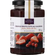 Confiture de fraises des bois au sucre de canne, cuite au chaudron