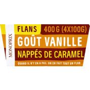 Flan, goût vanille nappé de caramel