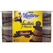 Feuilleté de mousse au chocolatf