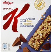 Barre de pétales de riz, Special K chocolat au lait Melkchocolade