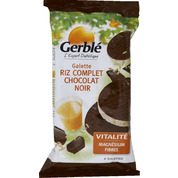 Galettes riz complet au chocolat noir