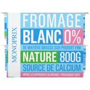 Fromage blanc 0% nature