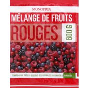 Mélange de fruits rouges, surgelés