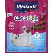 Cat stick mini. 80% de viande et de poisson