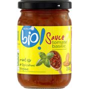 Sauce tomate au basilic, certifié AB