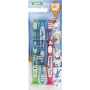 Brosse à dents souple avec sa ventouse, 7-13 ans