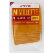 Monoprix Mimolette en tranches-mon