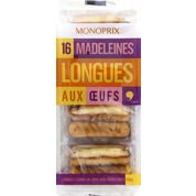 Madeleines longues aux oeufs frais