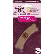 Protège talon beige
