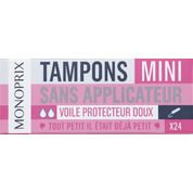 Tampons Mini sans applicateur