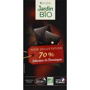 Chocolat noir Dégustation 70% de cacao commerce équitable