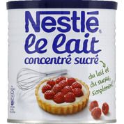 Lait concentreé sucré