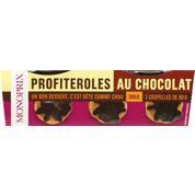 Profiteroles au chocolat