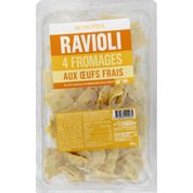 Ravioli aux oeufs frais, aux 3 fromages