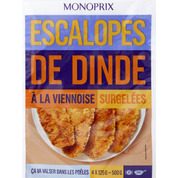 Escalopes de dinde à la viennoise, surgelées