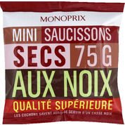 Mini saucissons secs aux noix