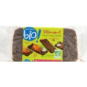 Vollkornbrot, pain de seigle complet égrugé tranché, certifié AB