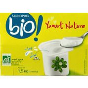 Yaourt nature bio