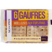 Gaufres moelleuses aux oeufs frais