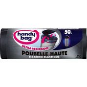 Sacs poubelle à poignées coulissantes 50l