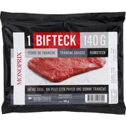 Bifteck, viande bovine d’origine française