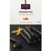 Orangettes au chocolat noir