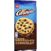 Cookies avec grosses pépites de chocolat