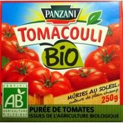 Tomacouli Bio purée de tomates issues de l’agriculture biologique
