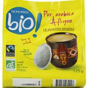Café pur arabica, Afrique, certifié AB