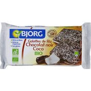 Galettes chocolat noir coco