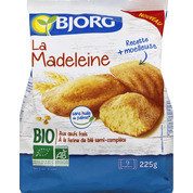 Madeleines, sachets fraîcheur, certifié AB
