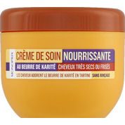 Crème de soin nourrissante sans rinçage cheveux secs