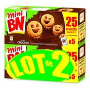 Lot de mini bn chocolat 2x175g