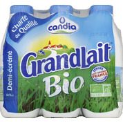 Demi-écrémé, lait biologique-mon