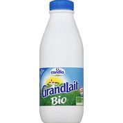 Biolait, demi-écrémé, Certifie AB