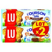 Lulu ourson 2x150g choco