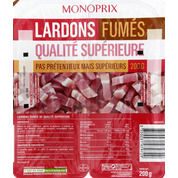 Lardons fumés, qualité supérieure