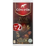 Cote d’or 2x100g nr intense 70%