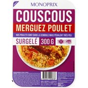 Couscous merguez poulet, surgelé