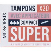 Tampon Compact Super avec applicateur