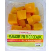 Monoprix Mangue en morceaux-mon