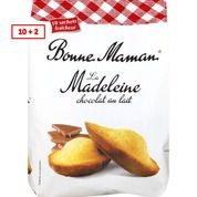 Madeleines au chocolat au lait