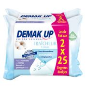 Lingettes fraicheur coton à l’eau démaquillante, peaux normales ou mixtes