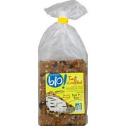 Toast croustillant au fromage et graines de courge, bio