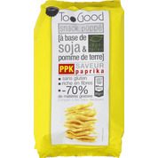 Snack poppé à base de soja et pomme de terre saveur paprika