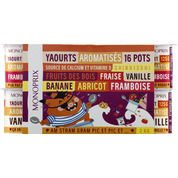 Yaourts aromatisés parfums assortis