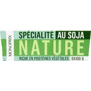 Spécialité fermentée au soja, nature, riche en protéines végétales